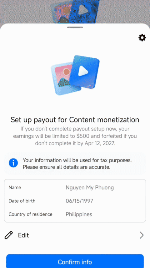 Meta Content Monetization Eligibility & Payout Setup